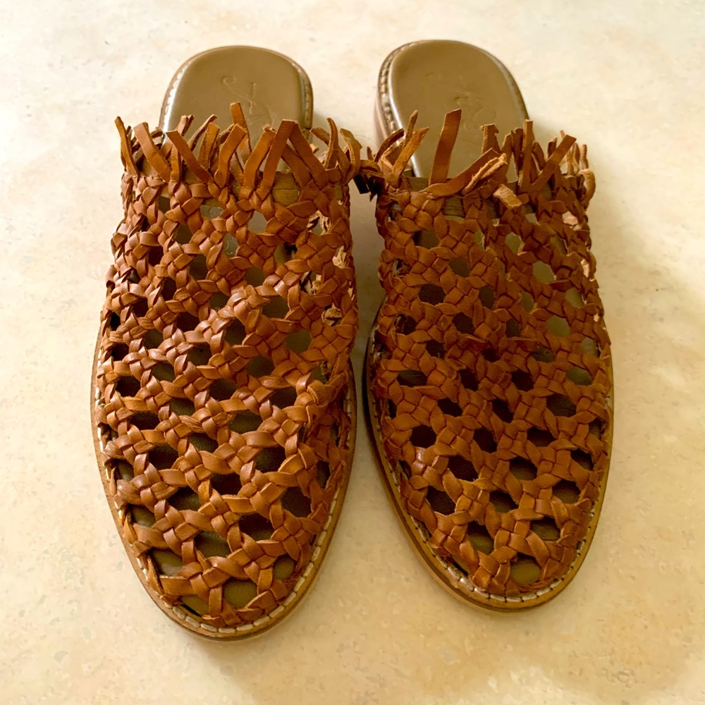 Free People Soft Leather Huarache Sandals